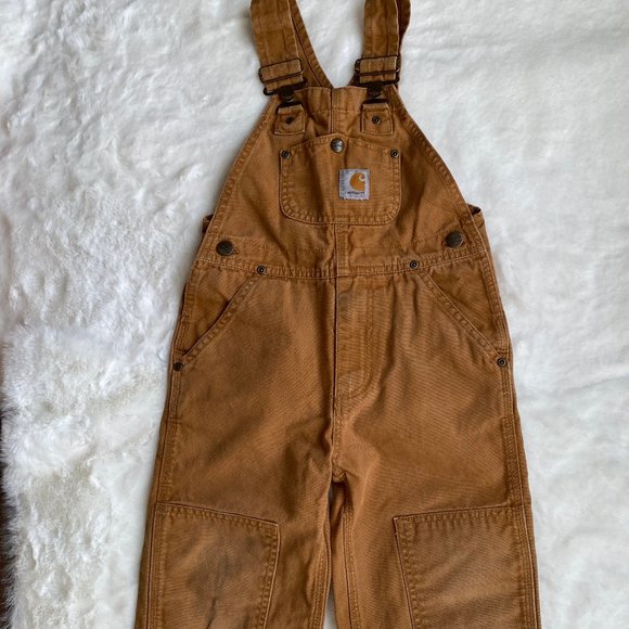 Carhartt Other - Carhartt Canvas Double Knees Overalls Boys Size 4